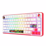 COSMIC BYTE Arcturus 75% Tri-Mode Mechanical RGB Wireless Gaming Keyboard ( White / Red ) - Image 8