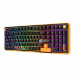 COSMIC BYTE Arcturus 98% Tri-Mode Mechanical RGB Wireless Gaming Keyboard ( Black / Amber ) - Image 8