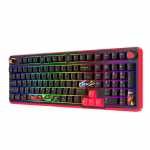 COSMIC BYTE Arcturus 98% Tri-Mode Mechanical RGB Wireless Gaming Keyboard ( Black / Red ) - Image 8