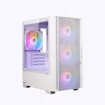 Zebronics ZEB-CORA Mid-Tower Gaming Cabinet White