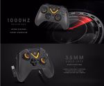 Cosmic Byte Ares Pro Tri Mode Wireless Controller (black) - Image 4