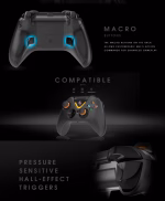 Cosmic Byte Ares Pro Tri Mode Wireless Controller (black) - Image 6