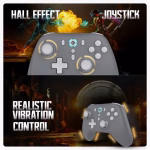 Cosmic Byte Blitz Wireless Plus Wired Grey Game Controller - Image 4