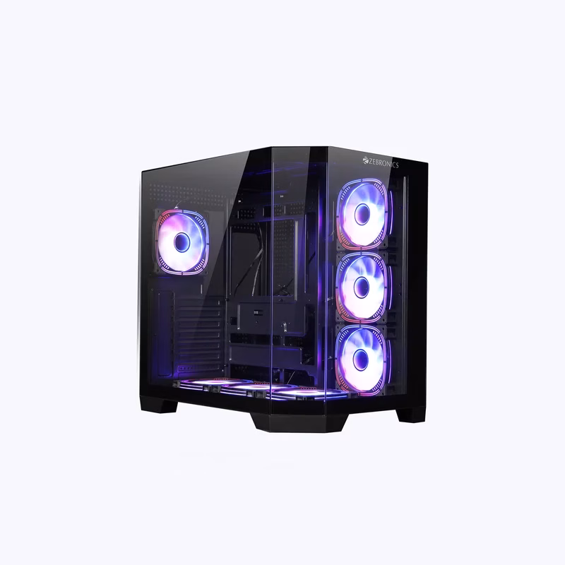 zebronics-mercury-30-premium-gaming-cabinet-black ZEBRONICS Mercury 30 Premium Gaming Cabinet Black - Image 1