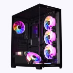 ZEBRONICS Zeb-Apex 10 Gaming Cabinet Black