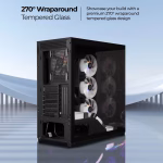 ZEBRONICS Zeb-Apex 10 Gaming Cabinet Black - Image 3